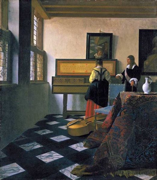 Johannes Vermeer, Lezione di Musica, 1662–1665